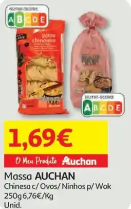Auchan Massa AUCHAN promoção