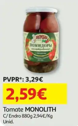 Auchan Tomate MONOLITH C/Endro promoção