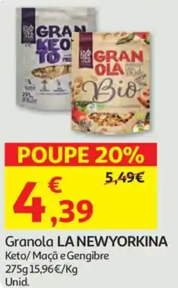 Auchan Granola LA NEWYORKINA promoção