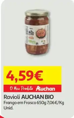Auchan Ravioli AUCHAN BIO promoção