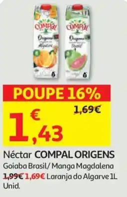 Auchan Néctar COMPAL ORIGENS promoção