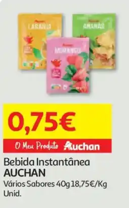 Auchan Bebida Instantânea AUCHAN promoção