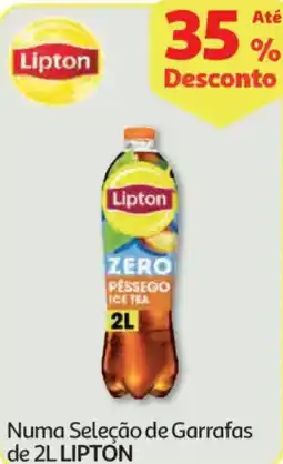 Auchan Numa Seleção de Garrafas de LIPTON promoção