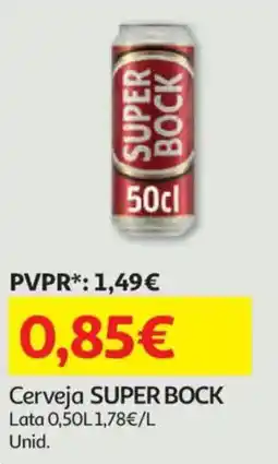 Auchan Cerveja SUPER BOCK Lata promoção