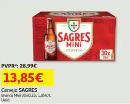 Auchan Cerveja SAGRES promoção