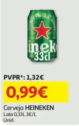 Auchan Cerveja HEINEKEN Lata promoção