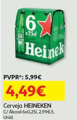 Auchan Cerveja HEINEKEN promoção