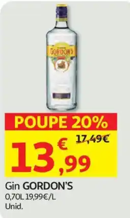 Auchan Gin GORDON'S promoção