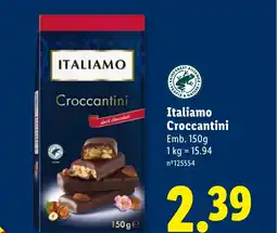 Lidl Italiamo Croccantini promoção
