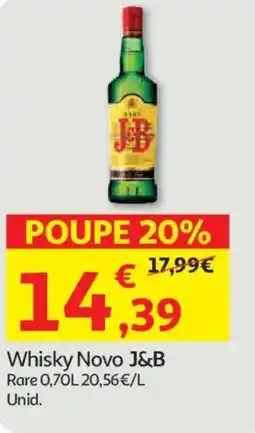 Auchan Whisky Novo J&B promoção