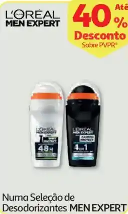 Auchan Numa Seleção de Desodorizantes MEN EXPERT promoção