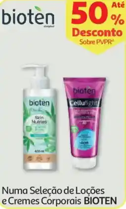 Auchan Numa Seleção de Loções e Cremes Corporais BIOTEN promoção