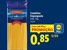 Lidl Combino Esparguete promoção