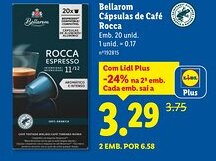Lidl Bellarom Cápsulas de Café Rocca promoção