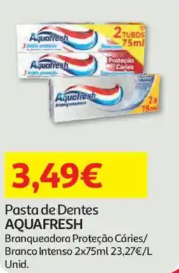 Auchan Pasta de Dentes AQUAFRESH promoção