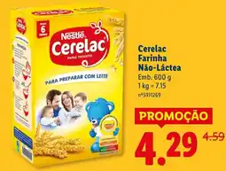 Lidl Cerelac Farinha Não-Láctea promoção