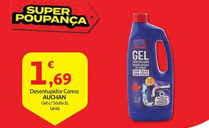 Auchan Desentupidor Canos AUCHAN Gel c/ Sódio promoção