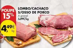 Pingo Doce Lombo/cachaço s/osso de porco promoção