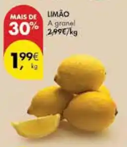 Pingo Doce Limão a granel promoção