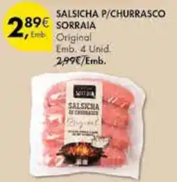 Pingo Doce Salsicha p/churrasco sorraia promoção