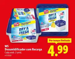 Lidl W5 Desumidificador com Recarga promoção