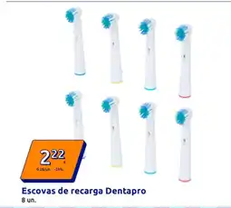 Action Escovas de recarga Dentapro promoção
