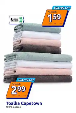 Action Toalha Capetown promoção