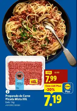 Lidl Preparado de Carne Picada Mista XXL promoção
