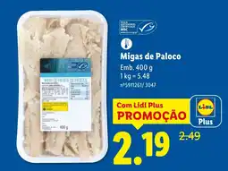 Lidl Migas de Paloco promoção