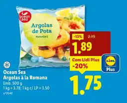 Lidl Ocean Sea Argolas à la Romana promoção