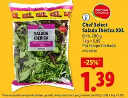 Lidl Chef Select Salada Ibérica XXL promoção