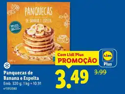 Lidl Panquecas de Banana e Espelta promoção