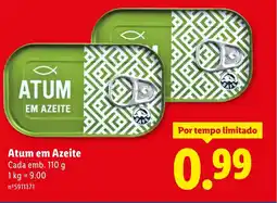 Lidl Atum em Azeite Cada promoção
