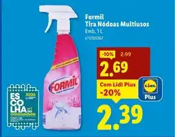 Lidl Formil Tira Nódoas Multiusos promoção