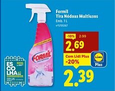 Lidl Formil Tira Nódoas Multiusos promoção