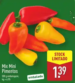 ALDI Mix Mini Pimentos promoção