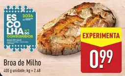 ALDI Broa de Milho promoção