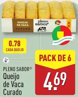 ALDI PLENO SABOR Queijo de Vaca Curado promoção