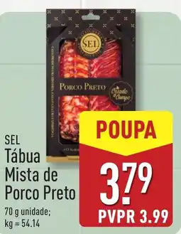 ALDI SEL Tábua Mista de Porco Preto promoção
