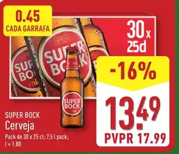 ALDI SUPER BOCK Cerveja promoção
