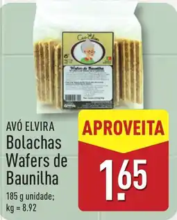 ALDI AVÓ ELVIRA Bolachas Wafers de Baunilha promoção