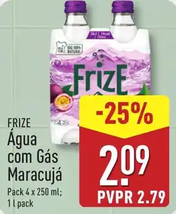 ALDI FRIZE Água com Gás Maracujá promoção