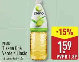 ALDI PLENO Tisana Chá Verde e Limão promoção