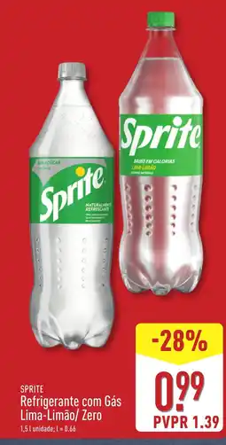 ALDI SPRITE Refrigerante com Gás Lima-Limão/Zero promoção