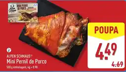 ALDI ALPEN SCHMAUS Mini Pernil de Porco promoção