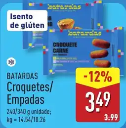 ALDI BATARDAS Croquetes/ Empadas promoção