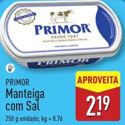 ALDI PRIMOR Manteiga com Sal promoção
