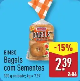 ALDI BIMBO Bagels com Sementes promoção