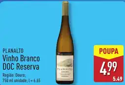ALDI PLANALTO Vinho Branco DOC Reserva promoção