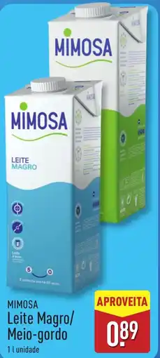 ALDI MIMOSA Leite Magro/ Meio-gordo promoção
